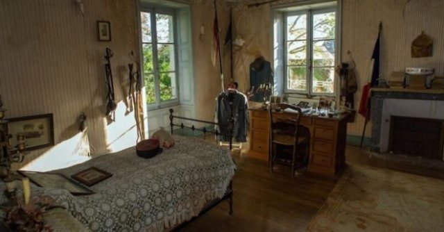 Застывшая во времени спальня солдата, погибшего в Первой Мировой войне