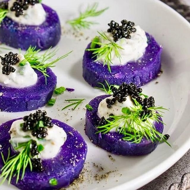 Фиолетовый картофель