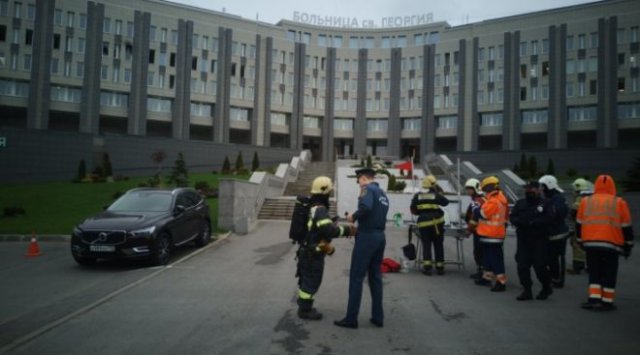 В Санкт-Петербурге загорелась больница Святого Георгия — погибли пациенты с коронавирусом