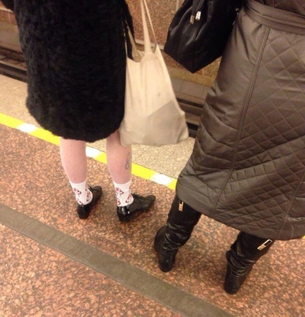 Модники и чудаки из метро