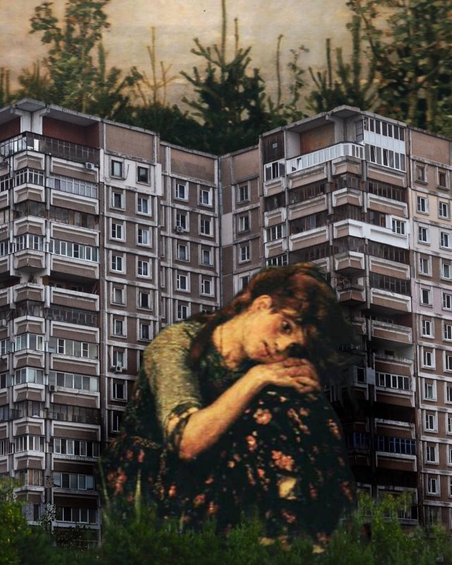 Художник нашел «применение» советским домам