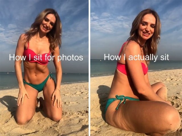 Блогер Даная Мерсер решила показать, что скрывается за идеальными снимками в Instagram