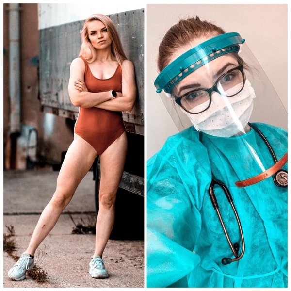 MedBikini: девушки-медики устроили флешмоб в бикини