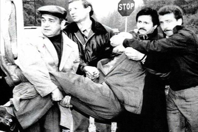 Сотрудники КГБ задержали шпиона, Подмосковье, 1985 год