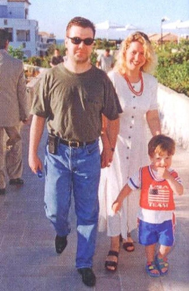 Дмитрий Медведев с женой и сыном