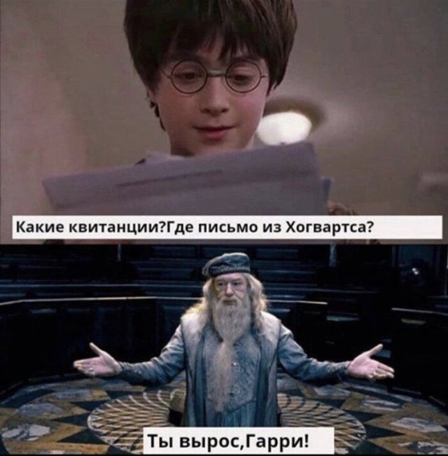 Гарри Поттер шутит