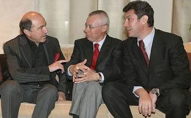 Борис Березовский, Игорь Малашенко, Борис Немцов, 2001 год