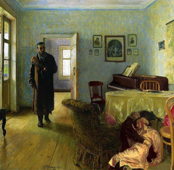 Фотожабы на картину «Иван Грозный убивает своего сына»