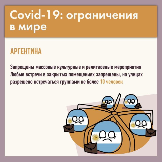 Ограничения в мире от COVID-19