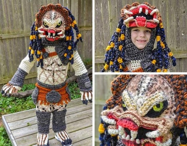 Связанный костюм хищника