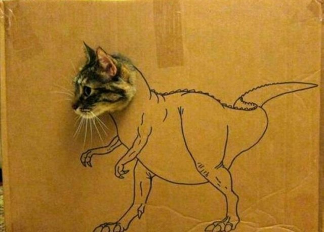 Кот динозавтр