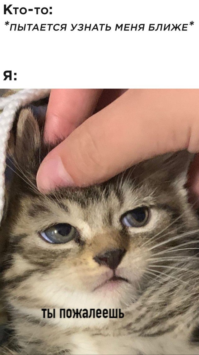 Узнать меня поближе