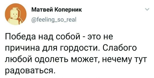 твит про гордость