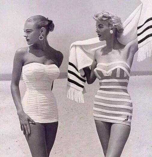 Купальники 1954 года.