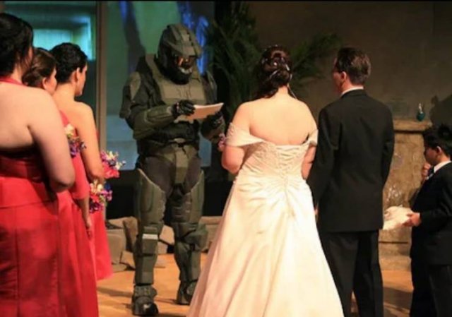 Необычная свадьба