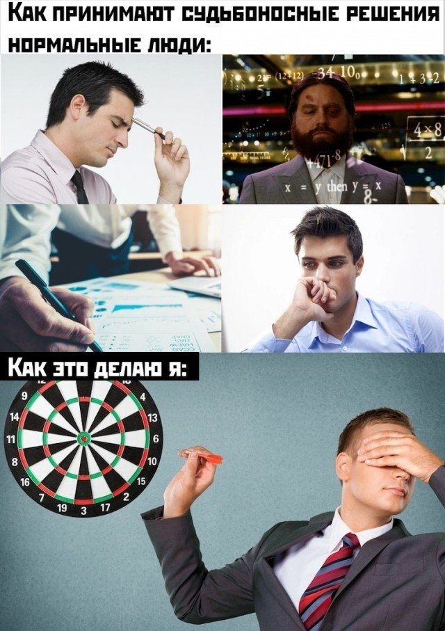 Как люди делают важные решения