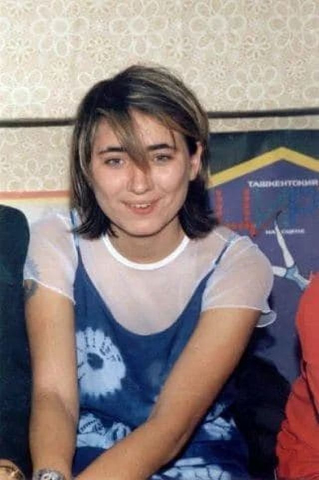 Молодая певица Земфира 1999 год.