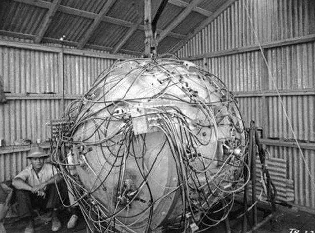 Атомная бомба под названием Gadget, 1945 год