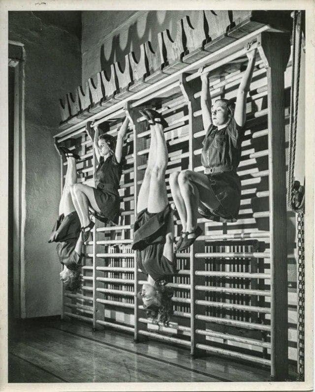 Американские спортсменки, 1940-е.