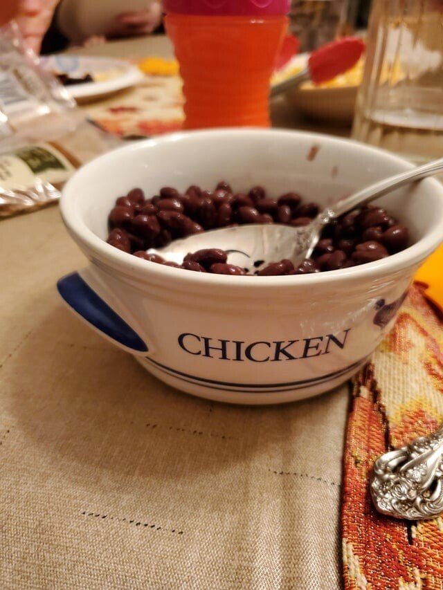 тарелка для курицы