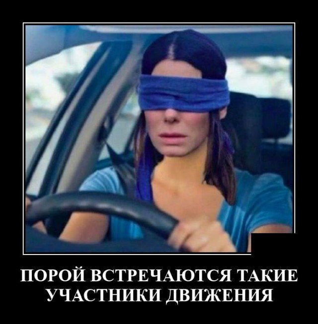 Демотиватор про участников дорожного движения