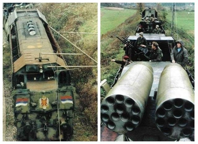 Бронепоезд армии Сербской Краины. Использовался в боях с хорватами и боснийцами с 1991 по 1995 годы.