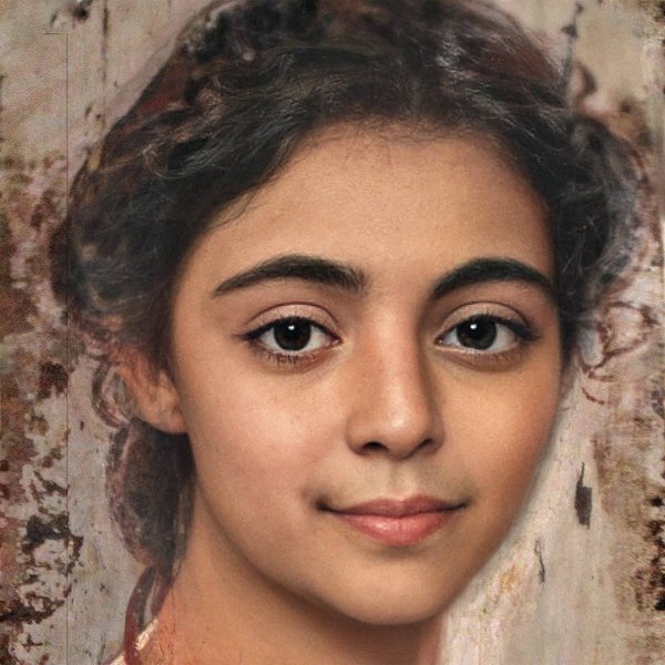 Девушка с погребального портрета в Фаюмском оазисе