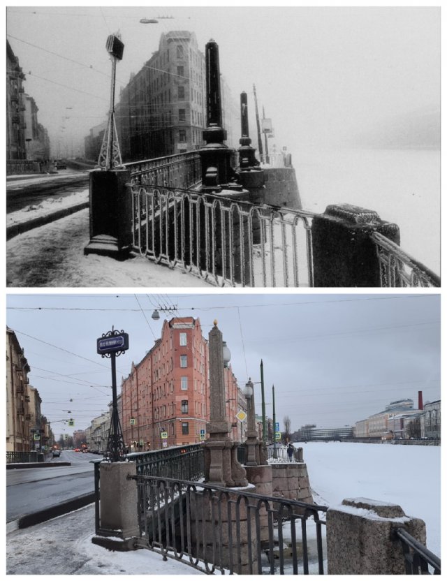 Санкт петербург тогда и сейчас фото сравнение