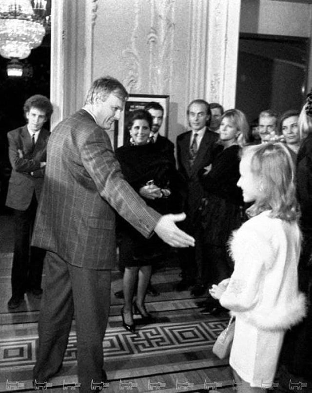 Ксения и Анатолий Собчак на встрече с иностранной делегацией, 1989 год.