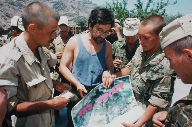 Юрий Шевчук в Таджикистане, август 1996 года.