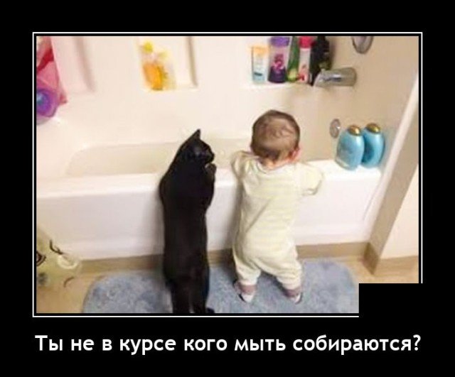 Демотиватор про купание