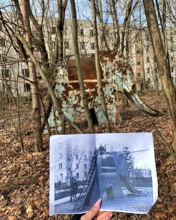 Спустя 40 лет на том же месте Спустя 40 лет на том же месте
