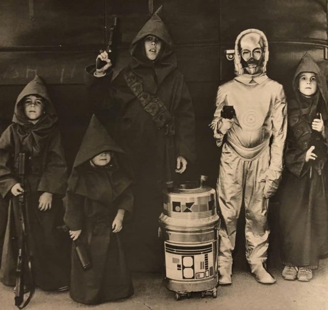 Хэллоуин в стиле &quot;Звездных войн&quot;, Канзас, США, 1978 год.
