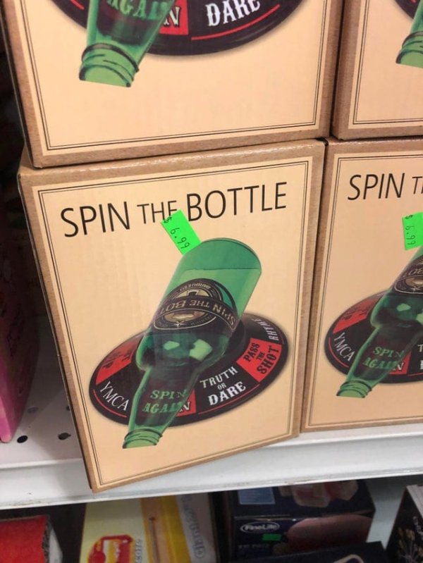 Бутылка, специально предназначенная для игры в бутылочку