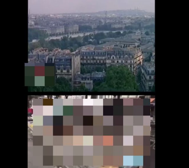 Париж в 1960-х и сейчас
