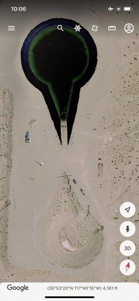 В Сети обсуждают рухнувший НЛО в Долине смерти, который нашли с помощью карт Google