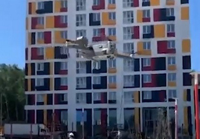 В Московской области на стройках будут летать дроны и предупреждать об обязательном масочном режиме