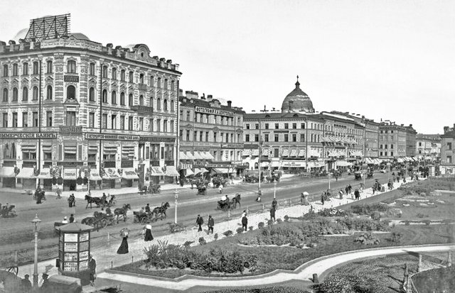 Перспективы Невского проспекта в начале хх века