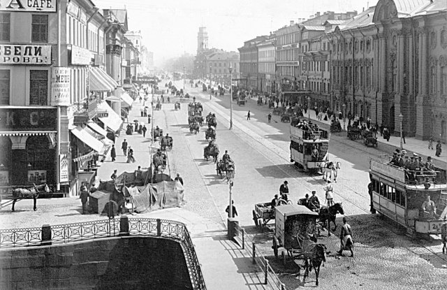 Перспективы Невского проспекта в начале хх века