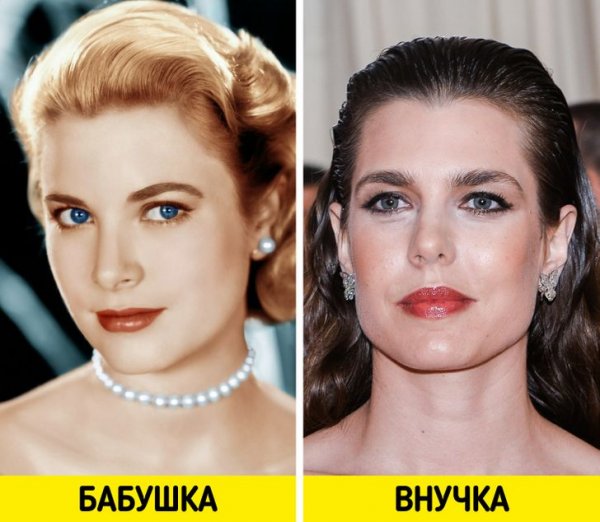 Грейс Келли и Шарлотта Казираги