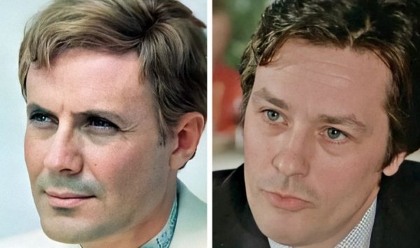 Юрий Соломин и Ален Делон (42 года) Юрий Соломин и Ален Делон (42 года)