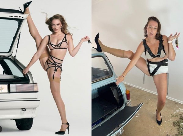 Селеста Барбер - блогер из Австралии, которая показала, как нелепо выглядят позы моделей в реальност