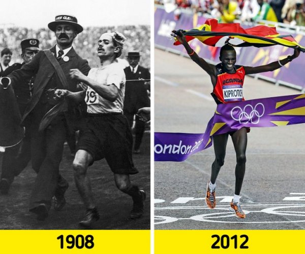 Как за 100 лет изменился спорт