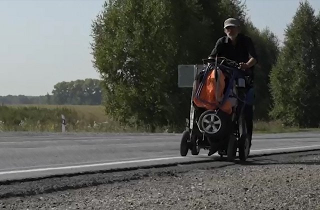 Слепой путешественник Сергей Алексеев прошел 4000 километров по России
