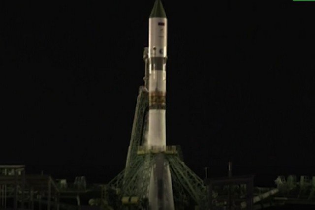 Расписанная под хохлому ракета «Союз-2.1a» с грузовым кораблем «Прогресс МС-18» стартовала к МКС