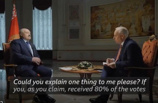 Александр Лукашенко ответил, почему набрал 80% на выборах и кто вышел на улицу митинговать против