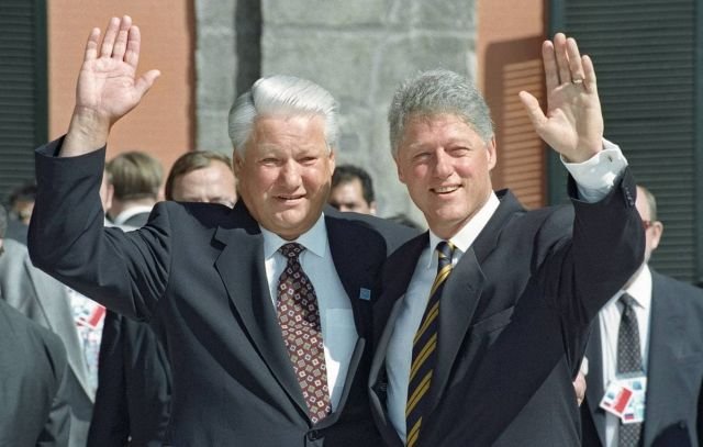 Борис Ельцин и Билл Клинтон, 1994 год