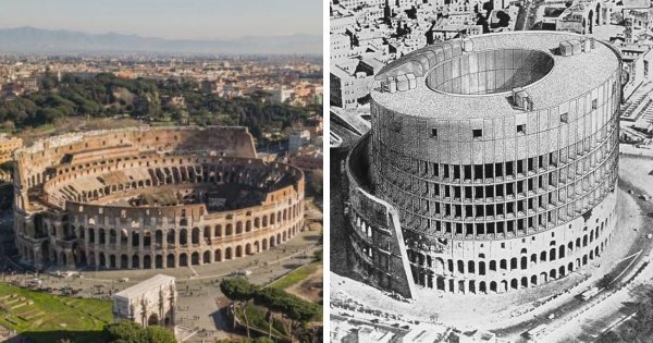 Проект «Гранд-отель Colosseo» в Риме, спроектированный компанией Superstudio в 1969 году