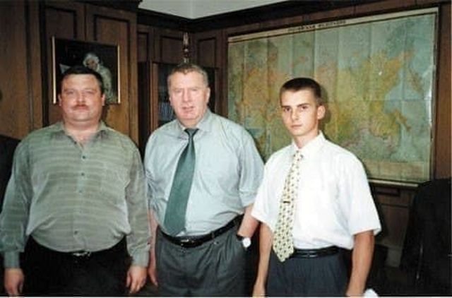 Михаил Круг и Владимир Жириновский, Россия, 1990–е
