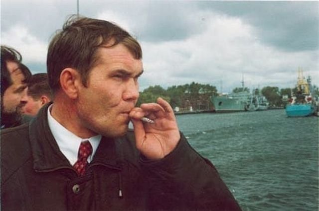Александр Лебедь во время избирательной кампании 1996 года